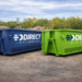 Direct Site Services dumpster rental on construction site