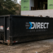 Dumpster on construction site